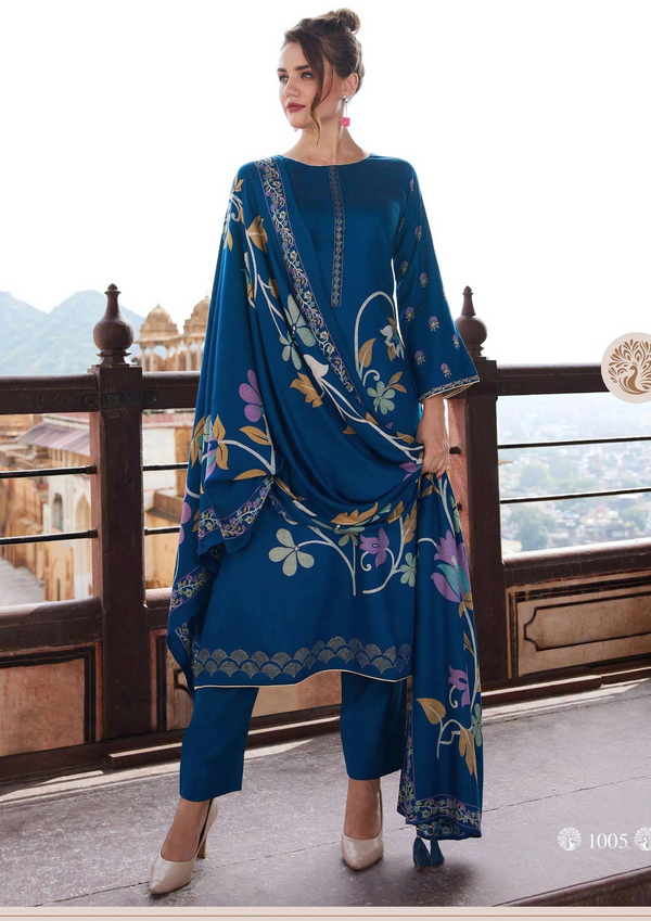 VISCOSE PASHMINA SILK PRINTED WINTER SPECIAL SALWAR KAMEEZ