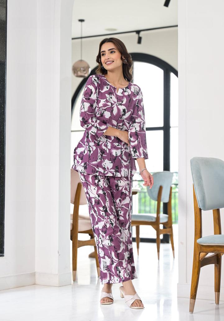 Ethnic Set Printed Co-ord Set - Ethnic Set