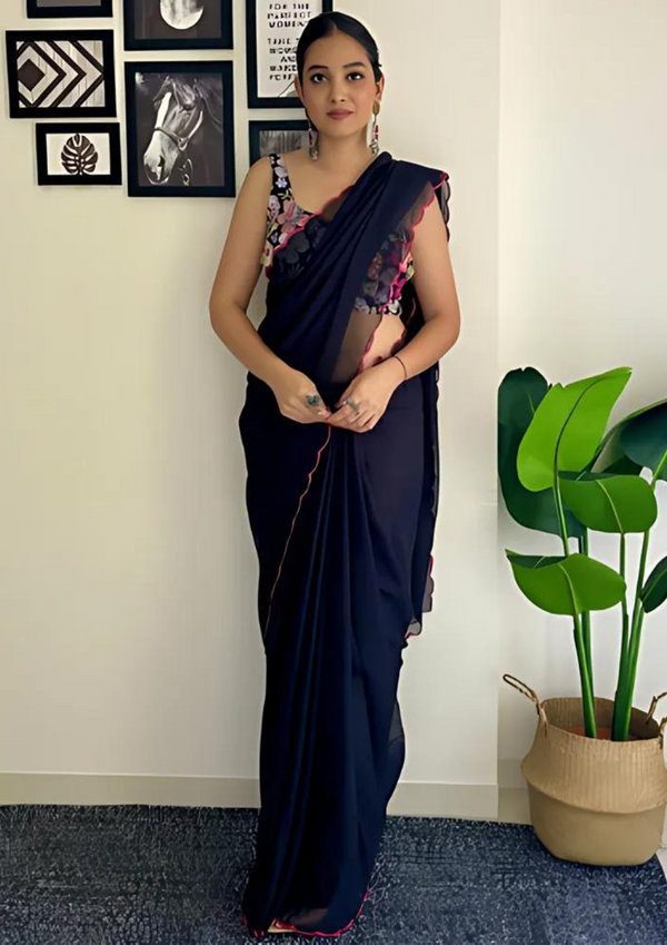 Pure Georgette Saree