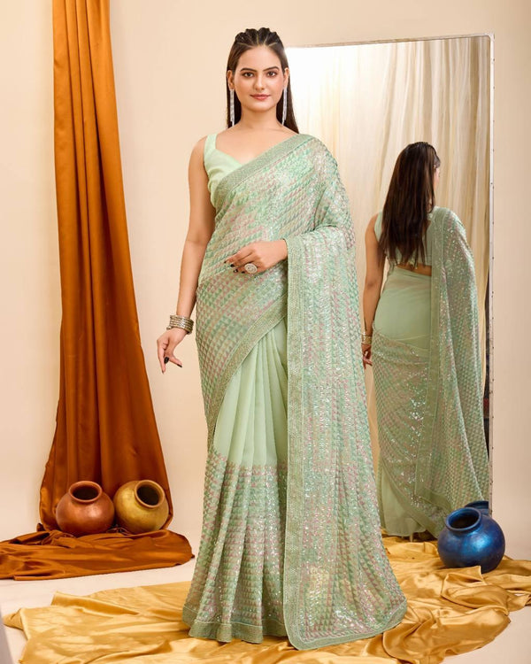 Georgette saree