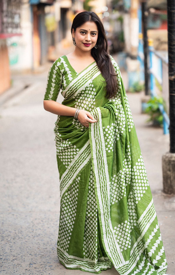 Pure chanderi cotton saree