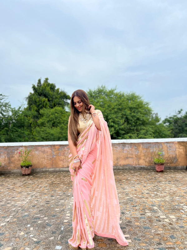 Georegtte saree