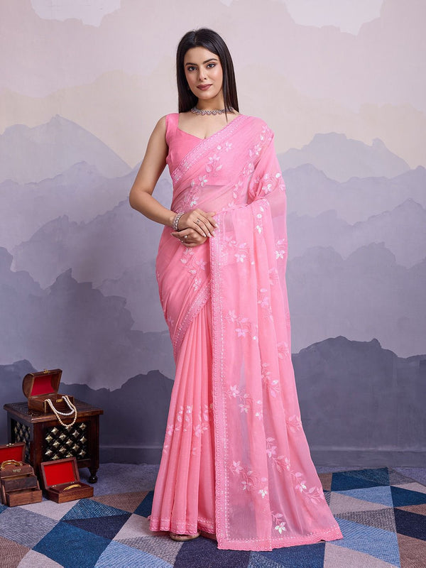 Chiffon saree