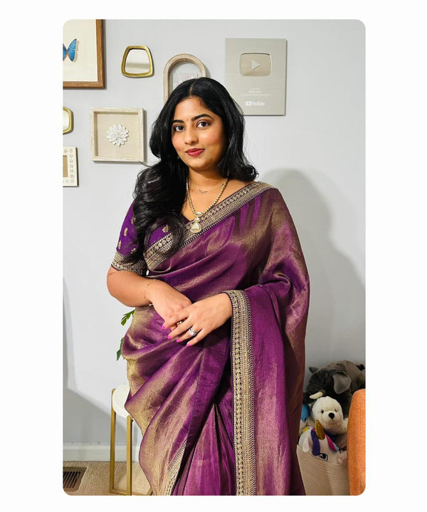 pure soft tissue saree