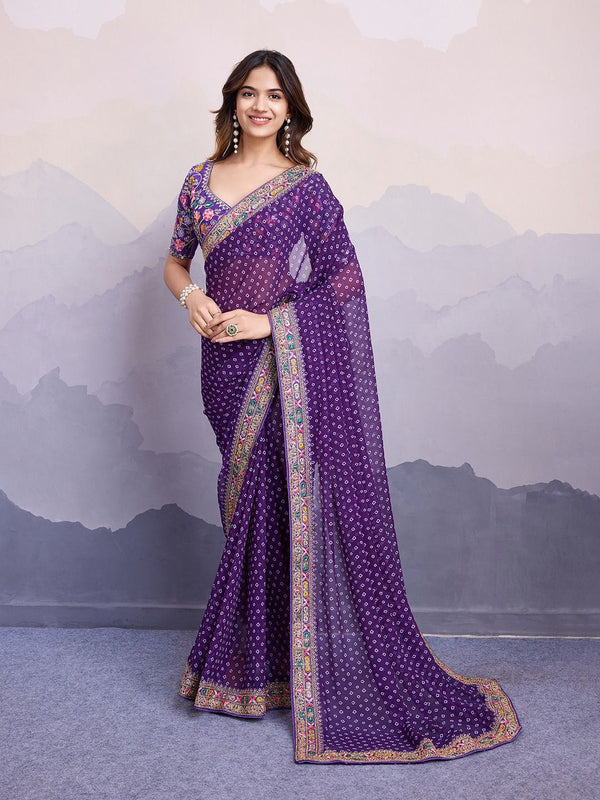 Georegtte saree