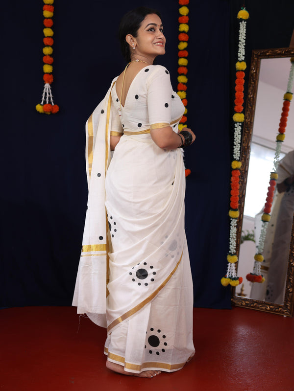 Cotton saree