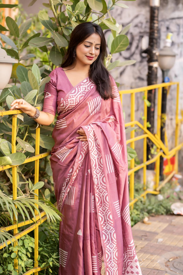 Soft pure chenderi cotton saree