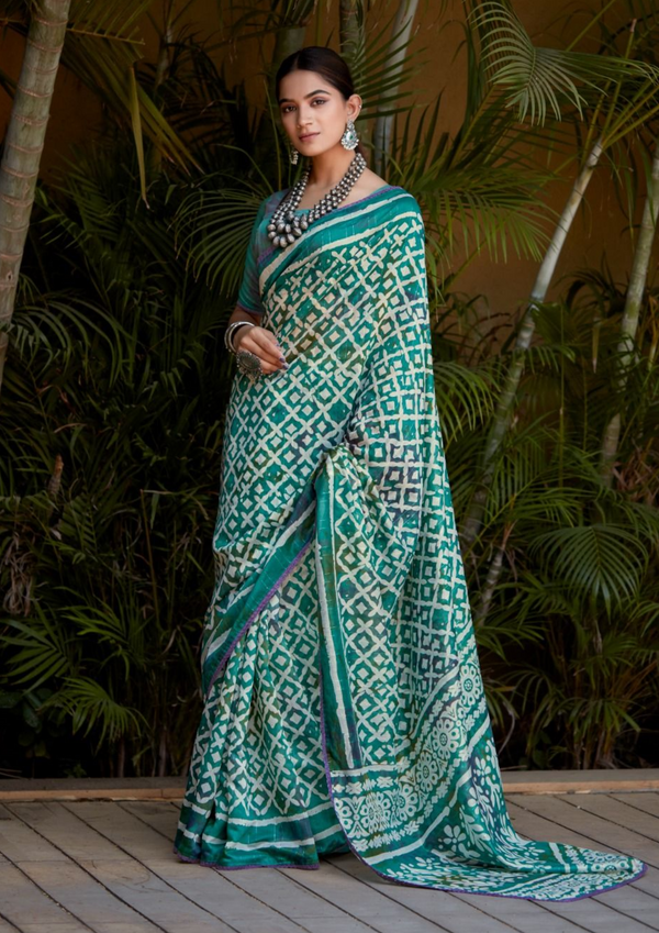 Printed Cotton Saree