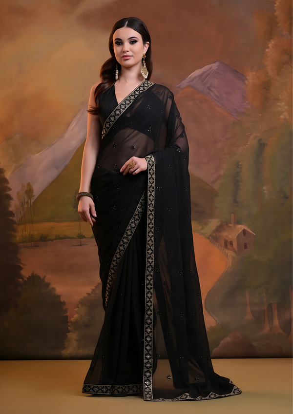 TEMPO HEAVY GEORGETTE SAREE