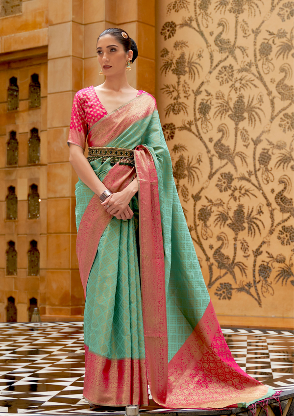 Fancy Jacquard Saree