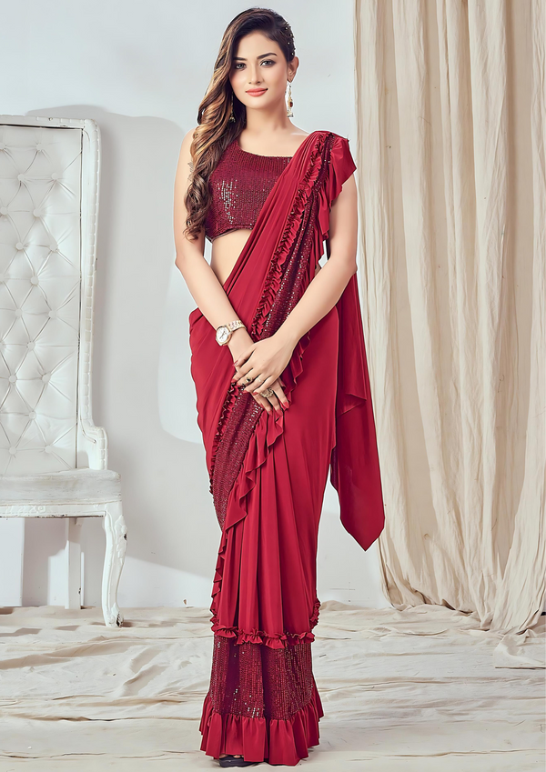 Sequins Georgette Designer saree