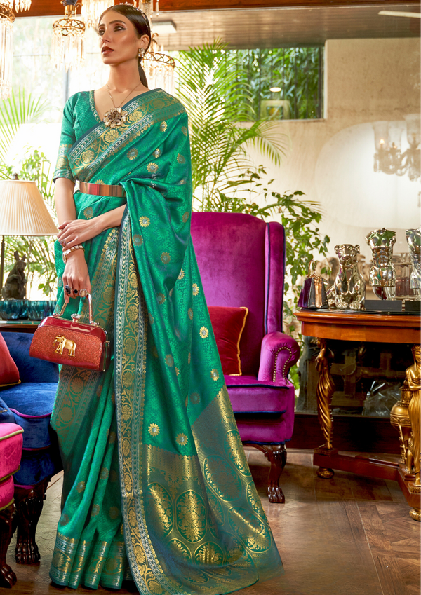 Pure Katan Silk Banarasi Handaloom Saree